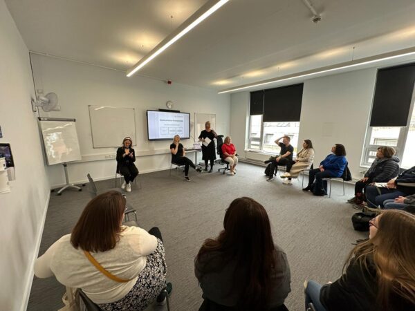 A deaf awareness session.
